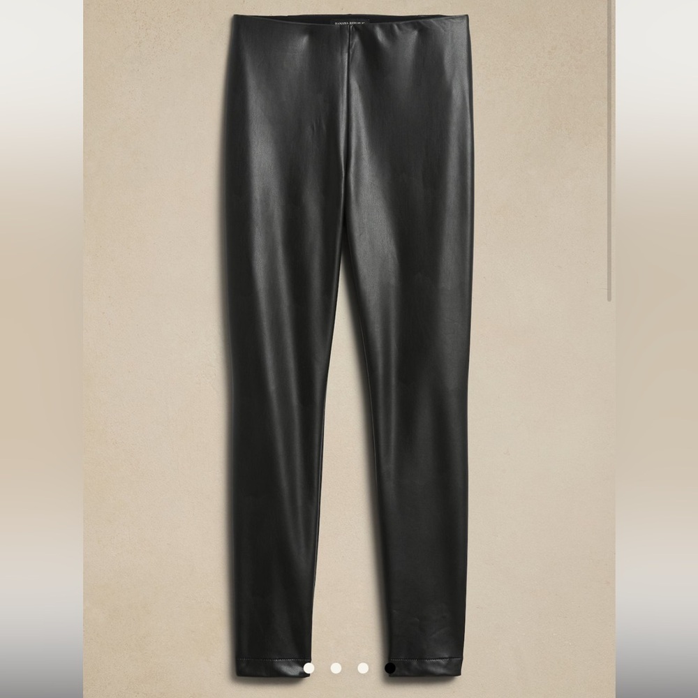 Banana Republic vegan leather leggings